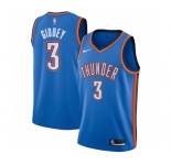 Men's Oklahoma City Thunder #3 Josh Giddey Royal Icon Edition Stitched Basketball Jersey