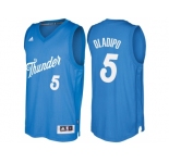 Men's Oklahoma City Thunder #5 Victor Oladipo Blue 2016 Christmas Day NBA Swingman Jersey