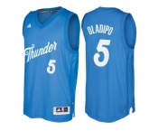 Men's Oklahoma City Thunder #5 Victor Oladipo Blue 2016 Christmas Day NBA Swingman Jersey