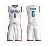 Men's Oklahoma City Thunder #6 Hamidou Diallo Authentic White Basketball Suit Jersey - Association Edition