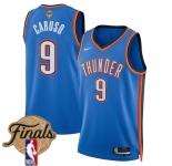 Men's Oklahoma City Thunder #9 Alex Caruso Blue 2025 Icon Edition Stitched Basketball Jersey