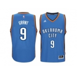 Men's Oklahoma City Thunder #9 Jerami Grant adidas Light Blue New Swingman Road Jersey