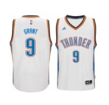 Men's Oklahoma City Thunder #9 Jerami Grant adidas White New Swingman Home Jersey