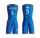 Men's Oklahoma City Thunder #9 Nerlens Noel Authentic Royal Blue Basketball Suit Jersey - Icon Edition