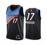 Nike Thunder #17 Aleksej Pokusevski Black NBA Swingman 2020-21 City Edition Jersey