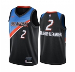 Nike Thunder #2 Shai Gilgeous-Alexander Black NBA Swingman 2020-21 City Edition Jersey