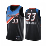 Nike Thunder #33 Mike Muscala Black NBA Swingman 2020-21 City Edition Jersey