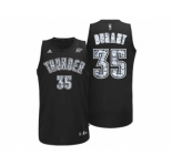 Oklahoma City Thunder #35 Kevin Durant Black Diamond Fashion Stitched NBA Jersey