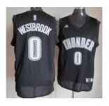 nba oklahoma city thunder #0 westbrook black[2013 new]