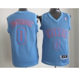 nba oklahoma city thunder #0 westbrook blue[fullblue]