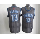 nba oklahoma city thunder #13 harden black-grey[2012]
