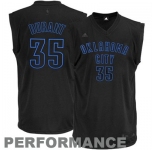 nba oklahoma city thunder #35 durant black[blue number]