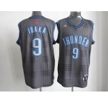 nba oklahoma city thunder #9 ibaka black-grey[2012]