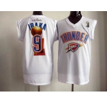 nba oklahoma city thunder #9 ibaka white[champions]