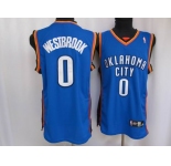 nba oklahoma city thunder#0 westbrook blue