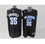 nba oklahoma city thunder#35 durant black