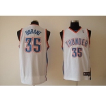 nba thunder #35 durant white(fans edition)