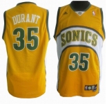 nba thunder #35 durant  yellow(fans edition)