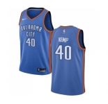 Women's Nike Oklahoma City Thunder #40 Shawn Kemp Swingman Royal Blue Road NBA Jersey - Icon Edition