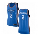 Women's Oklahoma City Thunder #2 Shai Gilgeous-Alexander Swingman Royal Blue Basketball Jersey - Icon Edition