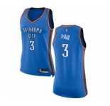 Women's Oklahoma City Thunder #3 Chris Paul Swingman Royal Blue Basketball Jersey - Icon Edition