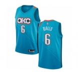 Women's Oklahoma City Thunder #6 Hamidou Diallo Swingman Turquoise Basketball Jersey - City Edition