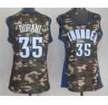women nba oklahoma city thunder #35 durant camo