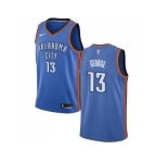Youth Nike Oklahoma City Thunder #13 Paul George Blue NBA Swingman Jersey