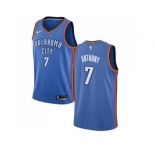 Youth Nike Oklahoma City Thunder #7 Carmelo Anthony Blue NBA Swingman Jersey