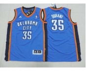 youth nba oklahoma city thunder #35 durant blue[revolution 30 swingman]
