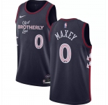76ers #0 Joel Embiid Navy Nike 2023-24 City Edition Swingman Jersey