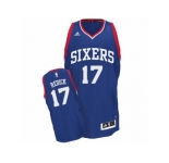 Men Adidas Philadelphia 76ers #17 JJ Redick Swingman Royal Blue Alternate NBA Jersey