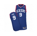 Men Adidas Philadelphia 76ers #9 Dario Saric Authentic Royal Blue Alternate NBA Jersey