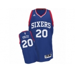 Men's Adidas Philadelphia 76ers #20 Markelle Fultz Swingman Royal Blue Alternate NBA Jersey