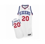 Men's Adidas Philadelphia 76ers #20 Timothe Luwawu Authentic White Home NBA Jersey