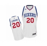 Men's Adidas Philadelphia 76ers #20 Timothe Luwawu Swingman White Home NBA Jersey