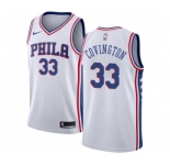 Men's Nike Philadelphia 76ers #33 Robert Covington Swingman White Home NBA Jersey - Association Edition
