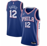 Men's Philadelphia 76ers #12 Tobias Harris Nike Royal 2020-21 Swingman Jersey