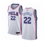 Men's Philadelphia 76ers #22 Mattise Thybulle Authentic White Basketball Jersey - Association Edition