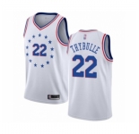 Men's Philadelphia 76ers #22 Mattise Thybulle White Swingman Jersey - Earned Edition