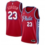 Men's Philadelphia 76ers #23 Eric Gordon Red Statement Edition Stitched Jersey