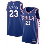 Men's Philadelphia 76ers #23 Eric Gordon Royal Icon Edition Stitched Jersey