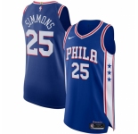 Men's Philadelphia 76ers #25 Ben Simmons Nike Royal 2020-21 Authentic Jersey