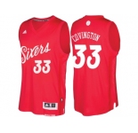 Men's Philadelphia 76ers #33 Robert Covington Red 2016 Christmas Day NBA Swingman Jersey