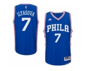 Men's Philadelphia 76ers #7 Ersan Ilyasova adidas Royal Swingman Road Jersey