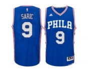 Men's Philadelphia 76ers #9 Dario Šaric adidas Royal Swingman Road Jersey