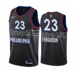 Nike 76ers #23 Terrance Ferguson Black NBA Swingman 2020-21 City Edition Jersey