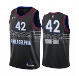 Nike 76ers #42 Al Horford Black NBA Swingman 2020-21 City Edition Jersey
