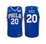 Nike NBA Philadelphia 76ers #20 Markelle Fultz Jersey 2017-18 New Season Blue Jersey