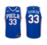 Nike NBA Philadelphia 76ers #33 Robert Covington Jersey 2017-18 New Season Blue Jersey